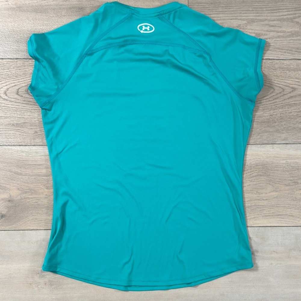 Under Armour Women's Teal Semi-Loose Shirt - Picture 5 of 7